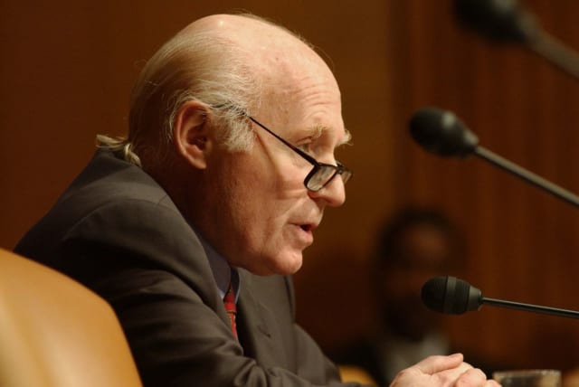  Sen. Herb Kohl, a Wisconsin Democrat, during the Senate Appropriations Homeland Security Subcommittee hearing on the administration's fiscal 2005 budget for the Department of Homeland Security, on Capitol Hill, Feb. 10, 2004.  (photo credit:  Scott J. Ferrell/Congressional Quarterly/Getty Images))