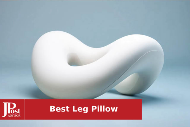 HOMBYS Knee Pillow for Side Sleepers,Down Alternative Between Leg Pillow  for Sleeping,Under Knee Pillow for Sleeping on Back,Spine Alignment, Lower