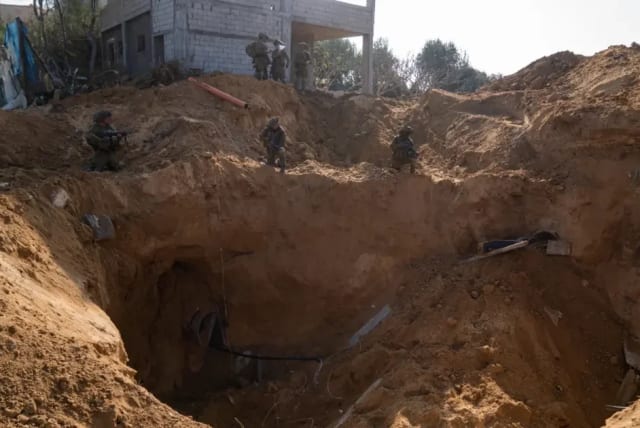  The search for tunnel shafts continues.  (photo credit: Via Maariv)