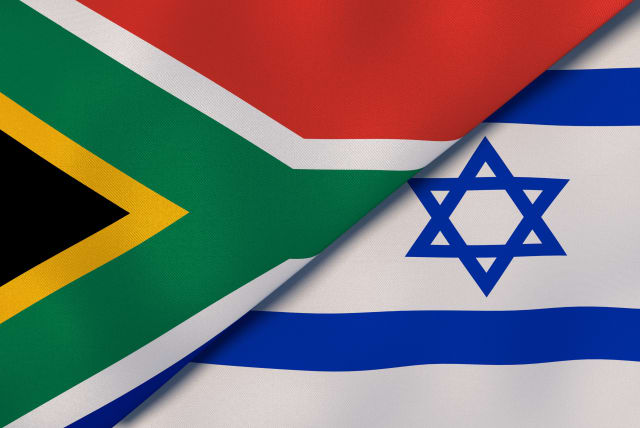  The flags of Israel and South Africa (photo credit: INGIMAGE)