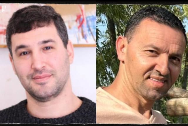  Itai Svirsky, 38 and Yossi Sharabi, 53. (photo credit: Hostage and Missing Families Forum)