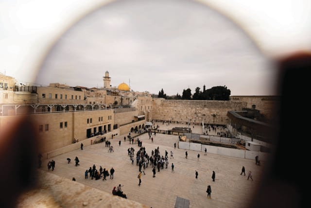  An illustrative image of the Western Wall in the Old City of Jerusalem. (photo credit: WESTERN WALL HERITAGE FOUNDATION)