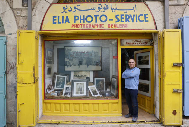  Elia Photo – Service has been a fixture in the Old City since 1949.  (photo credit: Marc Israel Sellem/with Elia Kahvedjian)