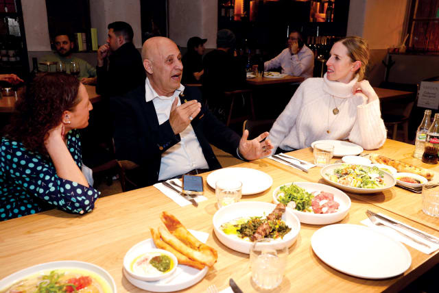  In conversation with city councilman Yehuda Ben-Yosef: ‘Jerusalem Post’ Deputy CEO of Strategy and Innovation Maayan Hoffman (L) and ‘In Jerusalem’ Editor Erica Schachne.  (photo credit: MARC ISRAEL SELLEM)