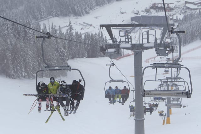 A general view of a ski resort. February 25, 2011. (photo credit: OLEG POPOV/REUTERS)