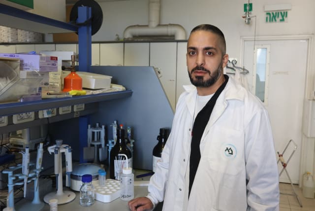  PhD Student Belal Abu Salha February 2024 (photo credit: BAR ILAN UNIVERSITY)