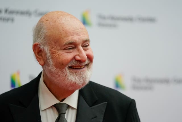  Rob Reiner poses for a photo on the red carpet of a reception at the State Department for the Kennedy Center Honors, one day ahead of the official gala, in Washington, U.S., December 2, 2023 (photo credit: Elizabeth Frantz/Reuters)