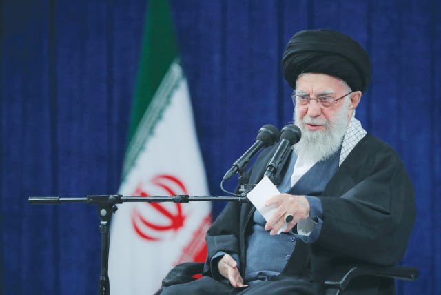  IRAN’S SUPREME Leader Ayatollah Ali Khamenei: The Iranian regime acts quietly, patiently, and methodically in regions reigned by instability and chaos, the writer notes.  (photo credit: Office of the Iranian Supreme Leader/West Asia News Agency/Reuters)