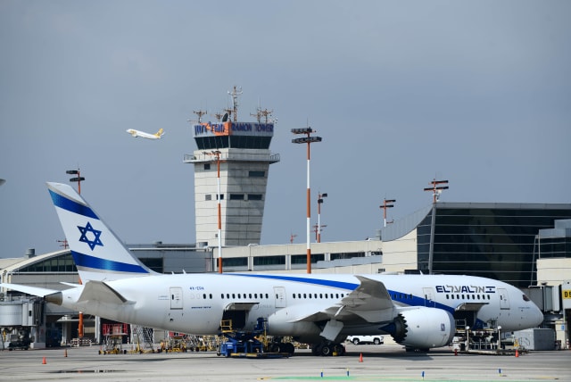  An El Al Boeing Dreamliner is prepared for its next flight at Ben Gurion Airport last month. (photo credit: TOMER NEUBERG/FLASH90)