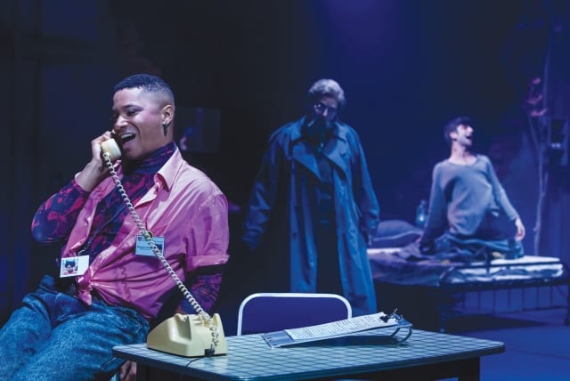  A SCENE from ‘Angels in America – Perestroika.’ (photo credit: KFIR BOLOTIN)