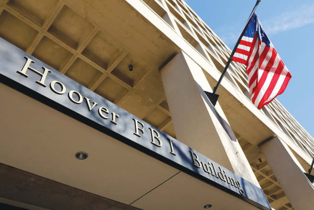 FBI HEADQUARTERS in Washington: The silent but alarming threat of sleeper terrorist cells within the US, purportedly orchestrated by Iran, has become a prominent concern for the FBI, says the writer.  (photo credit: YURI GRIPAS/REUTERS)