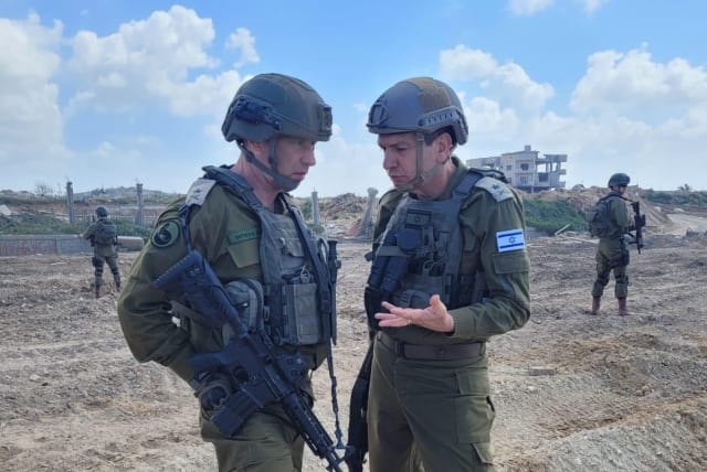  Commanding Officer of the Southern Command Yaron Finkelman at Shifa Hospital, March 23, 2024.  (photo credit: IDF SPOKESPERSON'S UNIT)