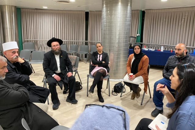  Religious leaders from Haifa attend one of the meetings hosted by University of Haifa's Laboratory for Religious Studies. (photo credit: UNIVERSITY OF HAIFA)