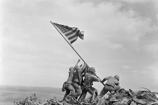  Raising the Flag on Iwo Jima (photo credit: PUBLIC DOMAIN)