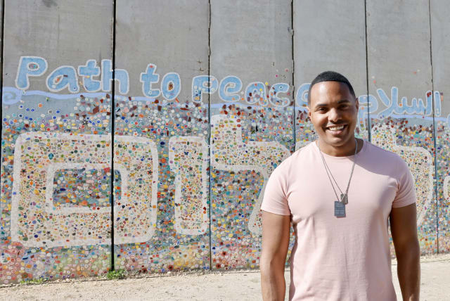  Ritchie Torres visits Israel earlier this month (photo credit: MARC ISRAEL SELLEM/THE JERUSALEM POST)