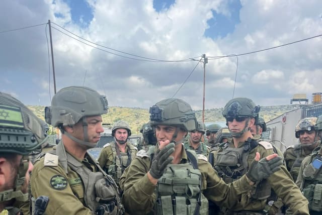  IDF troops at the scene of the attack. April 7, 2024. (photo credit: IDF SPOKESPERSON'S UNIT)