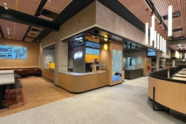  The renovated branch of McDonald's in Azrieli Ramat Gan mall  (photo credit: McDonald's Israel)