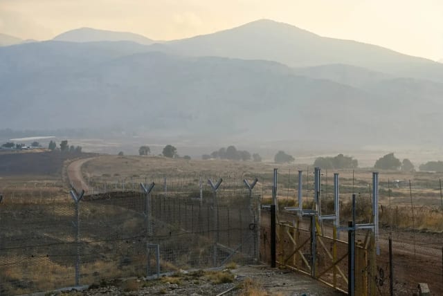  The border fence between Israel and Lebanon. (photo credit: MICHAL GILADI/FLASH90)