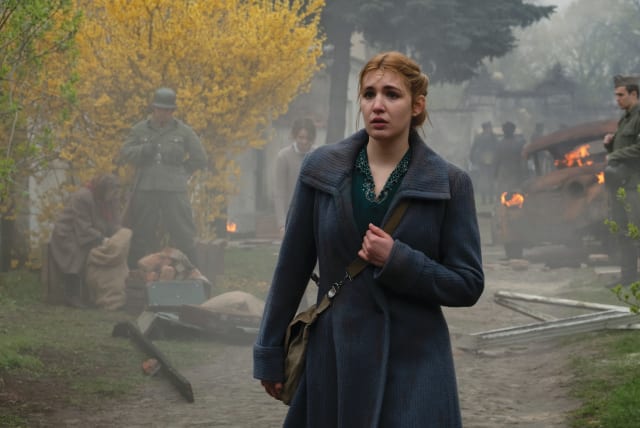  SOPHIE NELISSE plays the role of the heroine of ‘Irena’s Vow.’ (photo credit: Quiver)