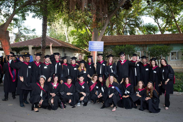  Graduation ceremony MBA in Healthcare innovation (photo credit: OREN SHALEV)