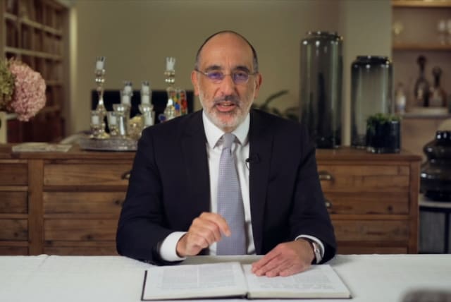  Message from South Africa’s Chief Rabbi Dr Warren Goldstein before Pesach (photo credit: COURTESY/CHIEF RABBI DR. WARREN GOLDSTEIN)