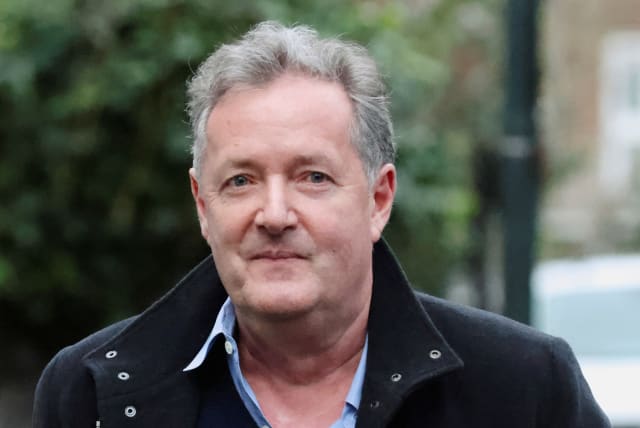 Journalist, television presenter and former Daily Mirror editor Piers Morgan returns to his home in London, Britain, February 9, 2024.  (photo credit: REUTERS/Belinda Jiao)
