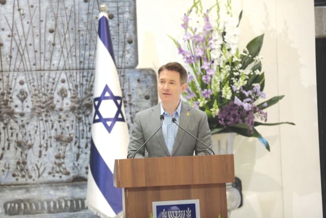  BRITISH JOURNALIST and author Douglas Murray was honored with special recognition by Israel for his advocacy on behalf of the country in the wake of October 7.  (photo credit: Moshe Mizrachi )