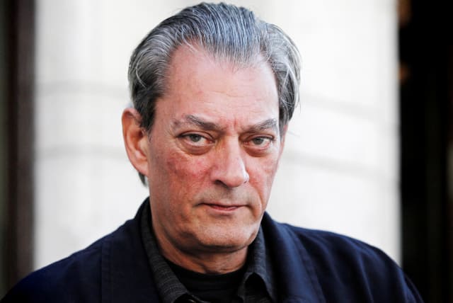  US author Paul Auster poses for a photograph before an interview in Stockholm May 10, 2011. (photo credit: BOB STRONG / REUTERS)
