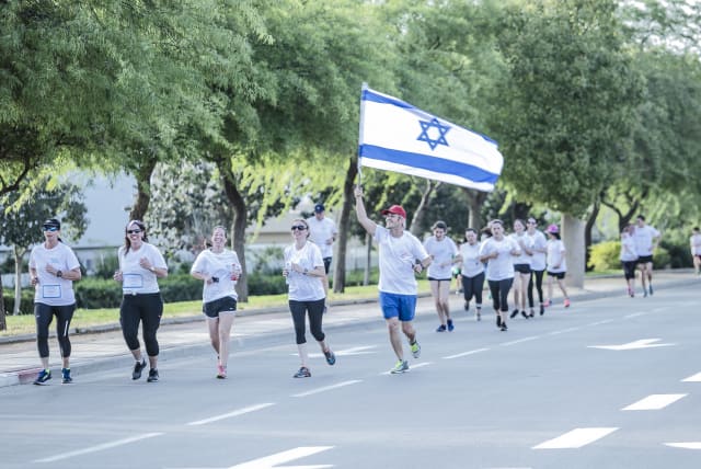  FOR THE eighth straight year, the ‘Run in Remembrance’ will be run in Jewish communities across the world on Remembrance Day. 7/5/2024 (photo credit: Courtesy)