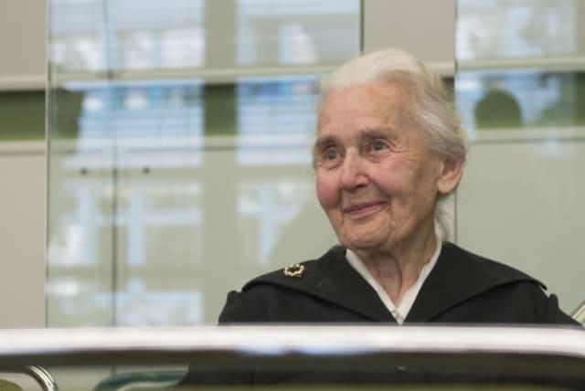 Ursula Haverbeck, infamemente conocida como "la abuela nazi". (photo credit: REUTERS)