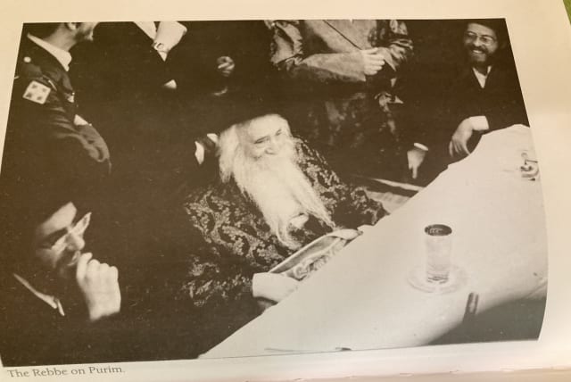   THE KLAUSENBERG REBBE, on Purim: ‘Yes, we are.’  (photo credit: From ‘The Klausenberg Rebbe, The War Years’)