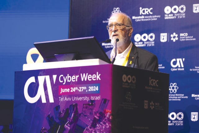  THE WRITER speaks at Cyber Week. (photo credit: TEL AVIV UNIVERSITY)
