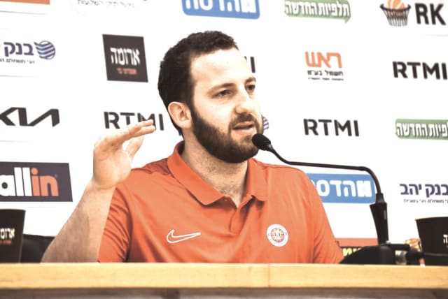  AFTER TAKING over Hapoel Jerusalem a year ago, Matan Adelson is excited about the future of the basketball club, both locally and in Europe.  (photo credit: YEHUDA HALICKMAN)