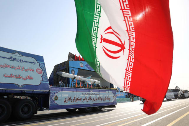  The Qader cruise missile is seen during the annual military parade in Tehran, Iran, September 21, 2024.
