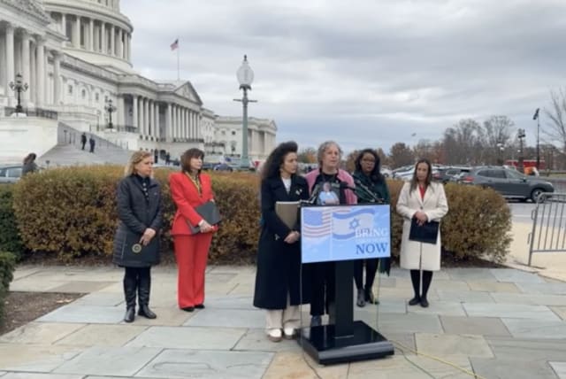  Aviva Siegel speaks at a press conference Wednesday, December 18, 2024. 