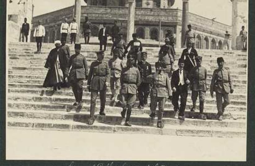 German officers on the Temple Mount in 1916