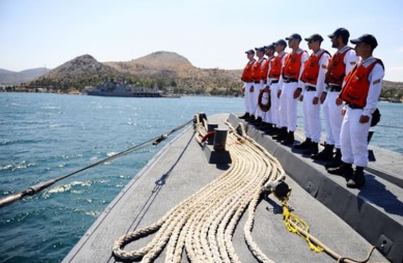 Naval exercise near the Piraeus Port