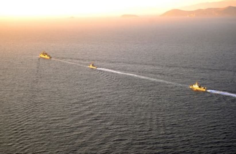 Navy ships in joint exercise
