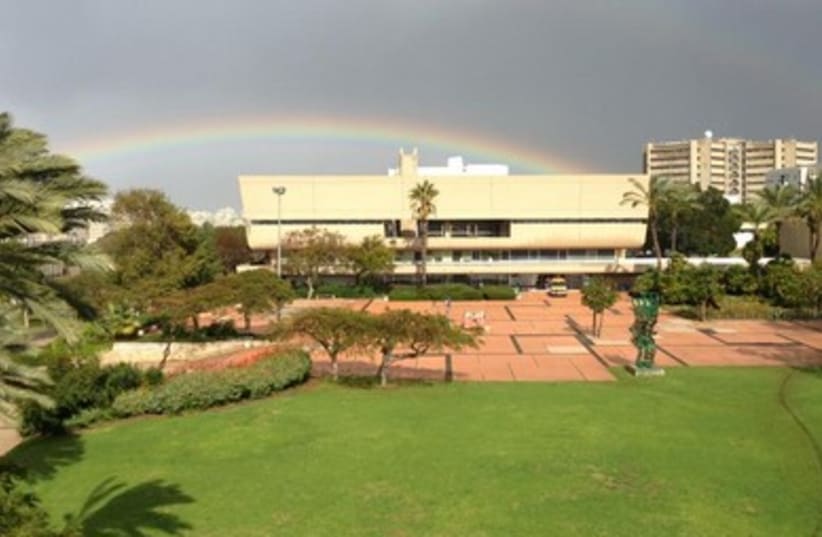 A double rainbow over Tel Aviv University 390