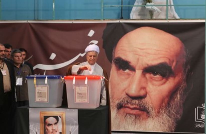 Rafsanjani votes Iran elections 390