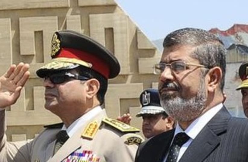 General Abdel Fattah al-Sisi and Morsi370