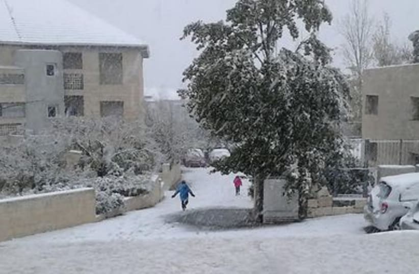 Snowy Jerusalem 390