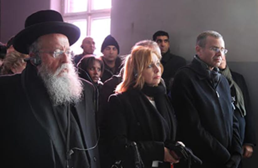 Knesset delegation visits Auschwitz-Birkenau on Int'l Holocaust Remembrance Day