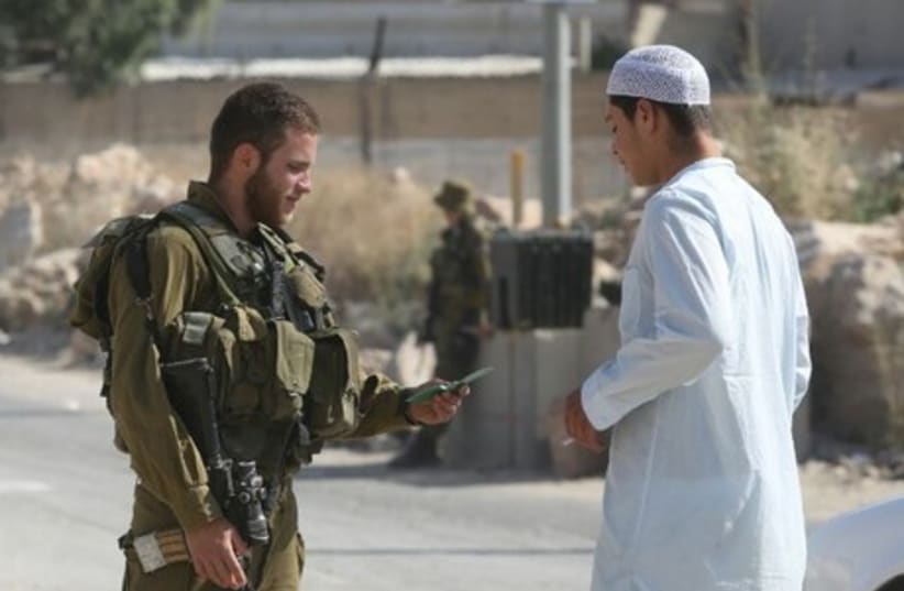 IDF troops operating near Nablus.