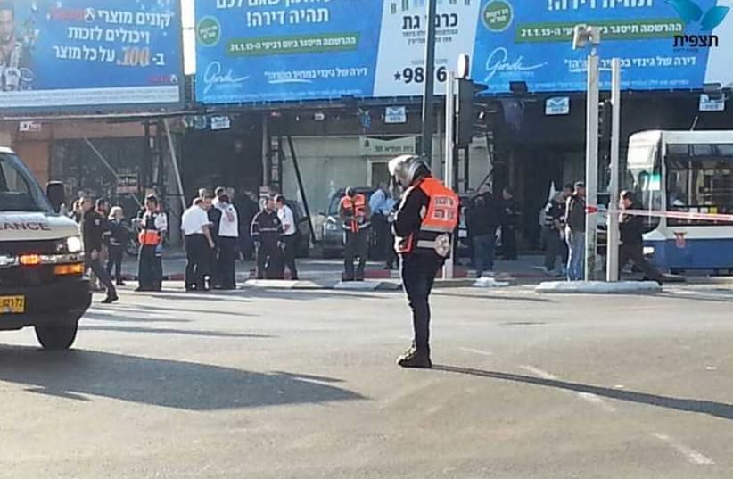 Man stabs passengers on the 40 bus line, near Tel Aviv's Maariv junction, January 21 