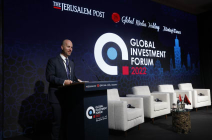  The Jerusalem Post Editor-In-Chief Yaakov Katz at the 2022 Global Investment Forum in Morocco.