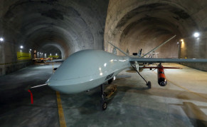  A drone is seen at an underground site at an undisclosed location in Iran, in this handout image obtained on May 28, 2022.
